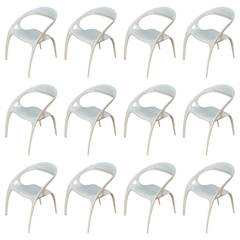 Vintage Set of 12 Ross Lovegrove Go Chairs for Bernhardt