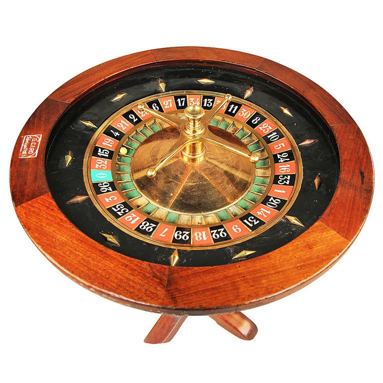 Monte Carlo Casino Roulette Wheel at 1stdibs