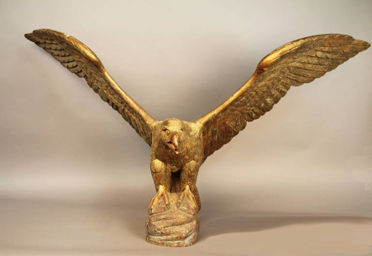 American Antique Gilded Pilot House Eagle