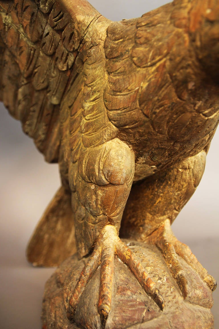 Antique Gilded Pilot House Eagle 1