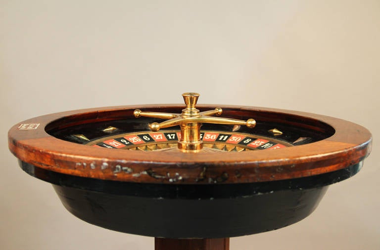 antique roulette wheel