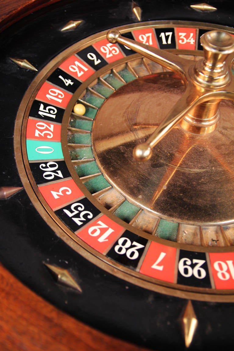 Mid-20th Century Monte Carlo Casino Roulette Wheel