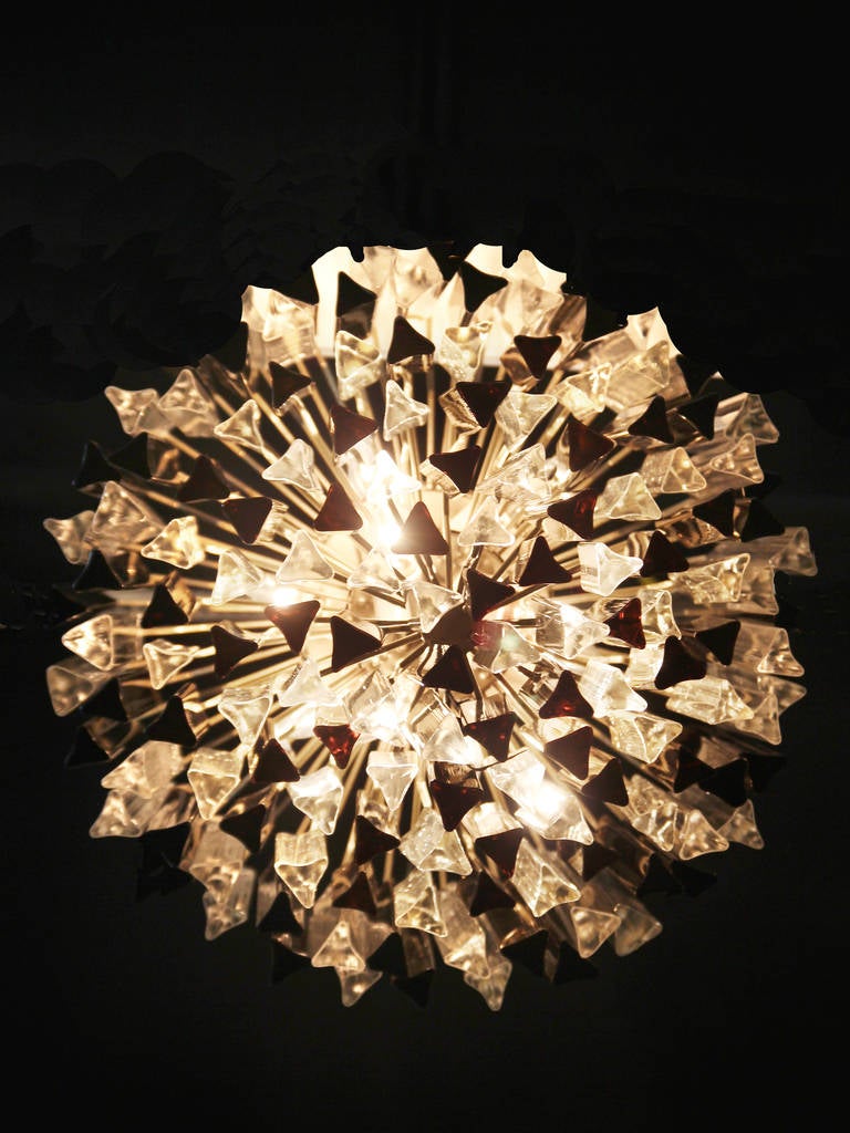 Murano Glass Chandelier by Camer For Sale 4