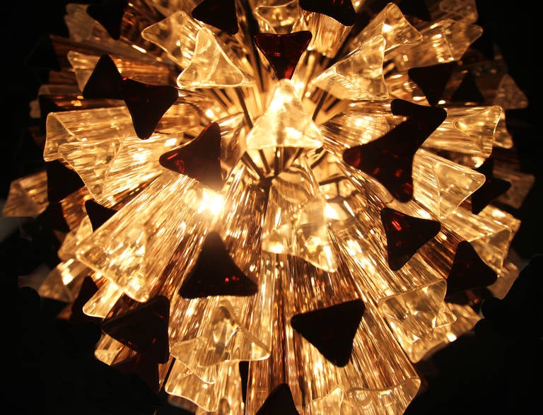 Murano Glass Chandelier by Camer For Sale 2