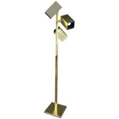 Brass Floor Lamp by Robert Sonneman