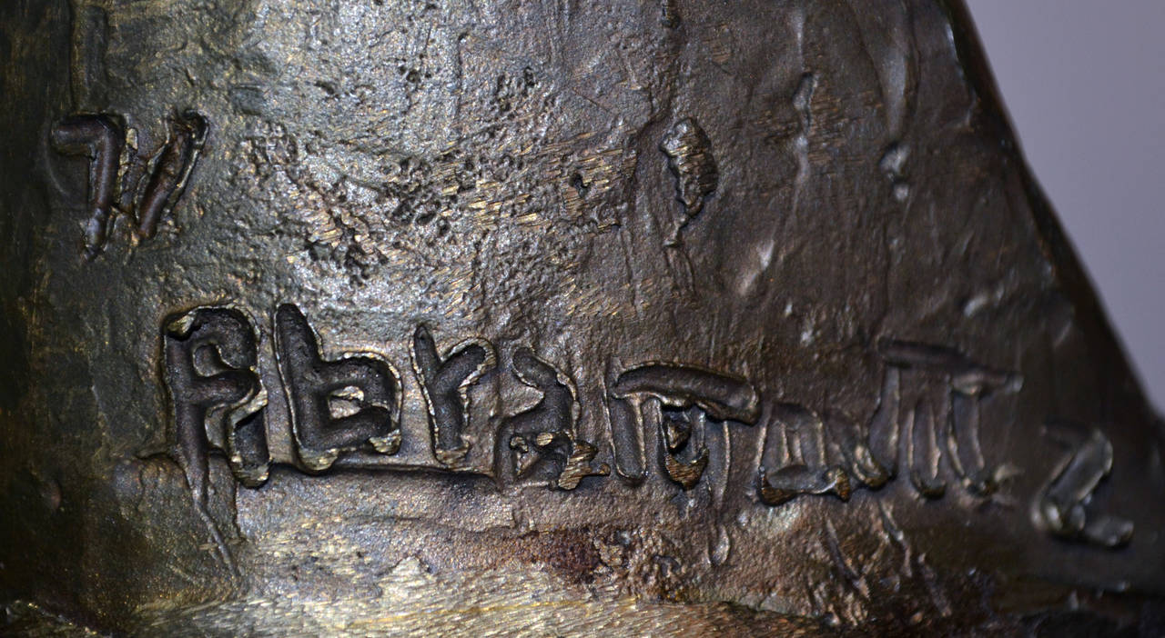 Carrie Abramovitz Bronze Tabletop Sculpture 4