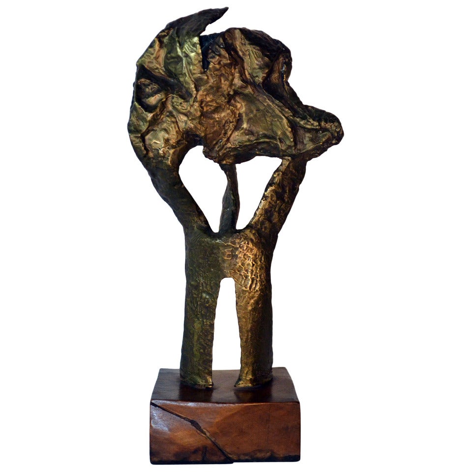 Carrie Abramovitz Bronze Tabletop Sculpture
