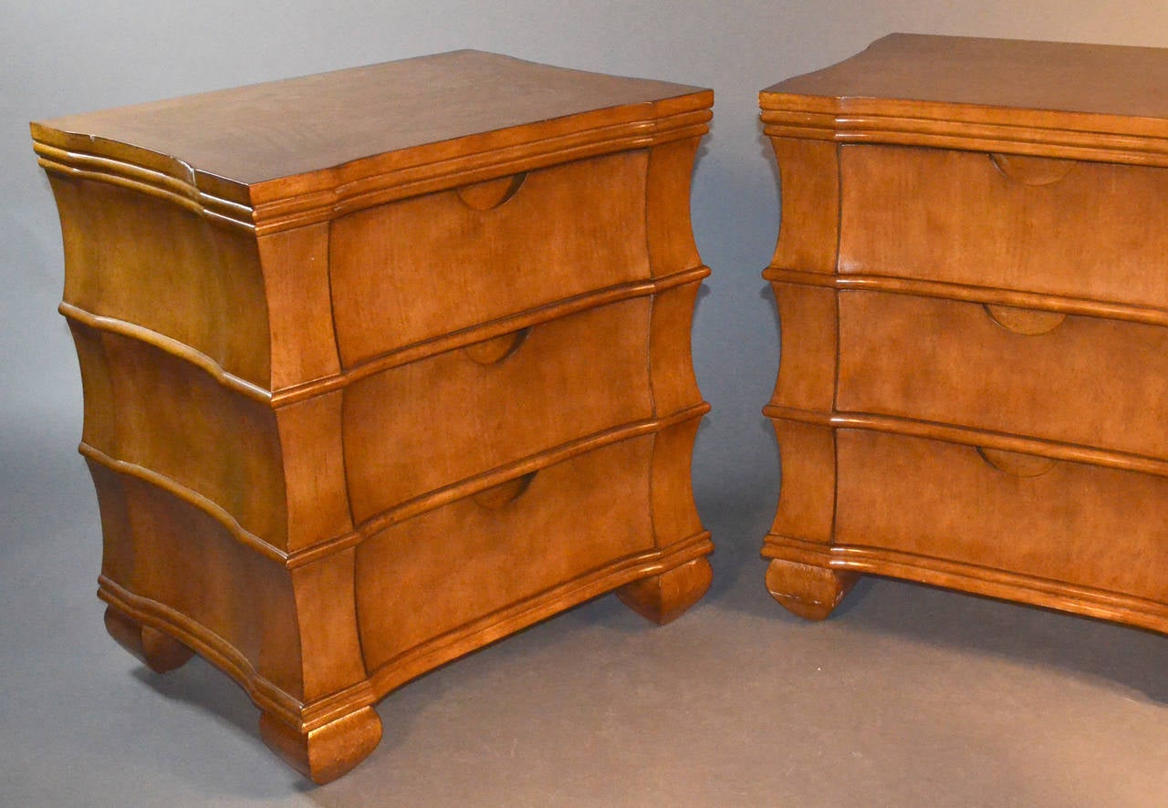 Unknown Pair of Pagoda-Style, Wood Chests