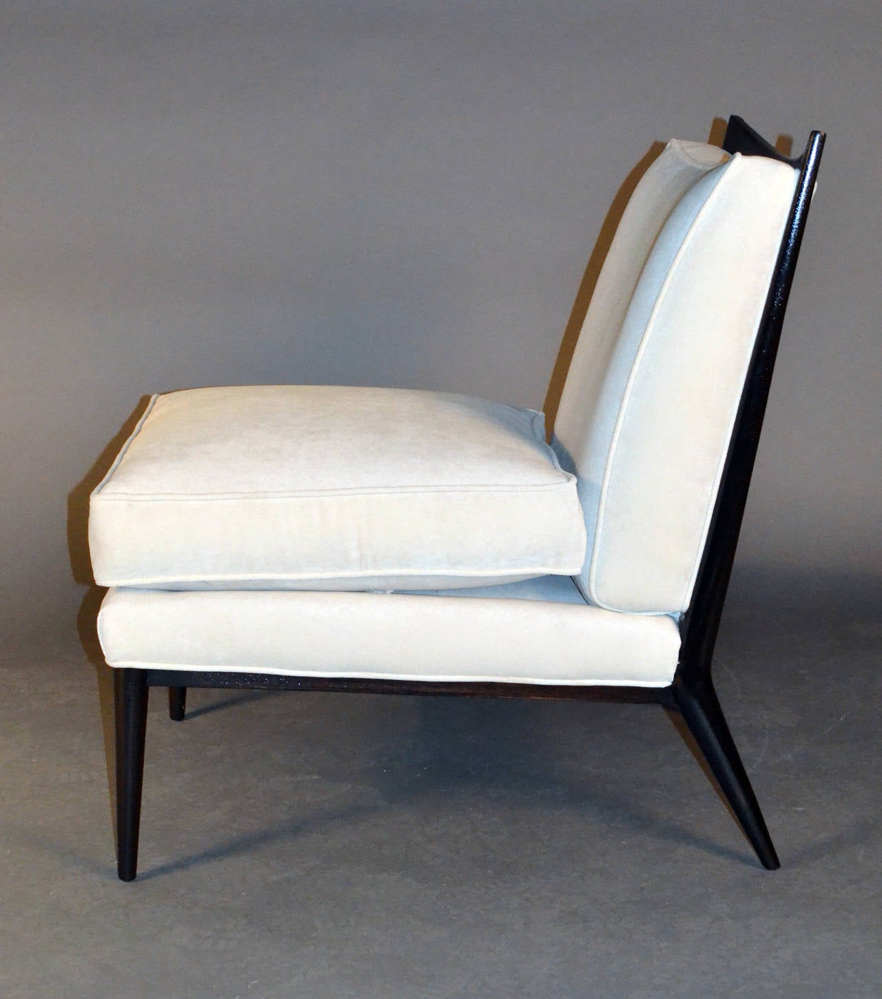 Mid-20th Century Pair of Paul McCobb Armless Lounge Chairs