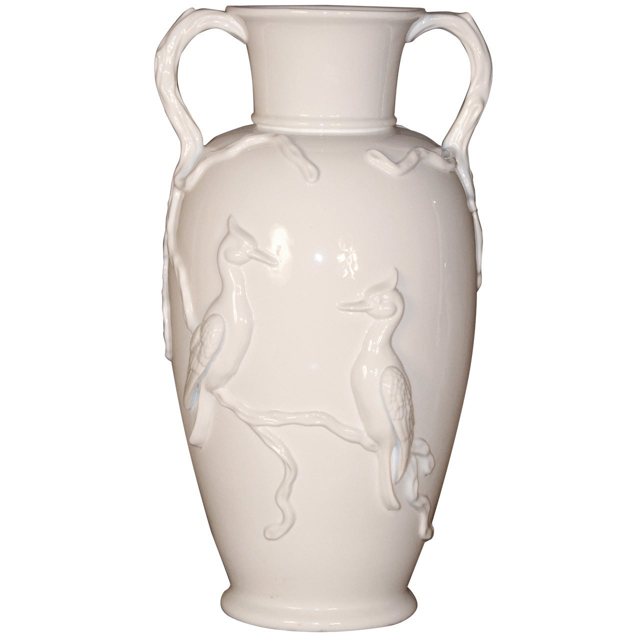 Elgin, Paris Blanc de Chine Porcelain Jar For Sale