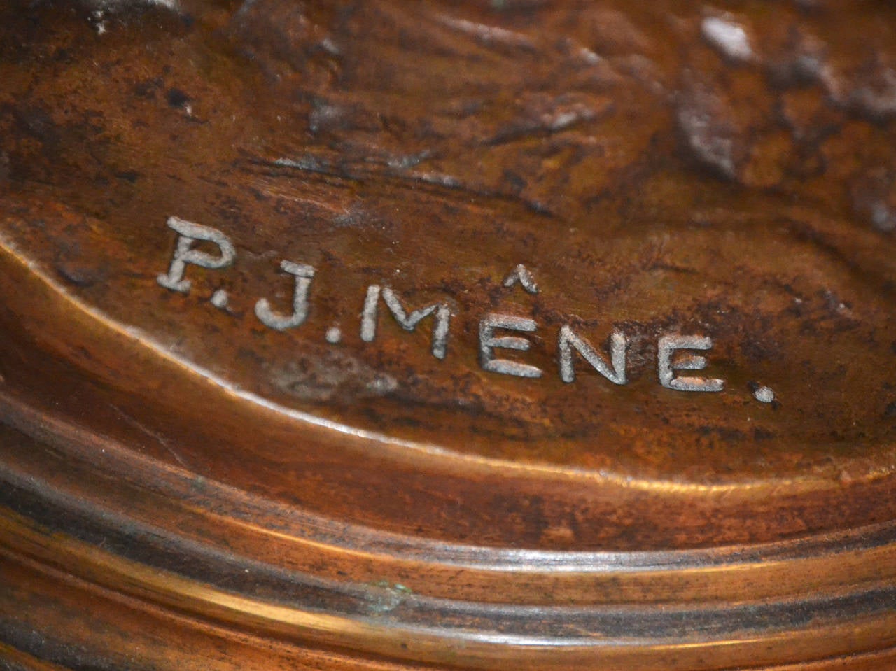 Bronzo P. J. Mene La Chasse Au Lapin, bronzo francese in vendita
