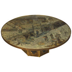 Exquisite Signed Philip and Kelvin LaVerne Coffee Table 2