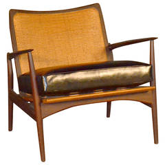 Ib Kofod Larsen for selig spear chair model 544-15