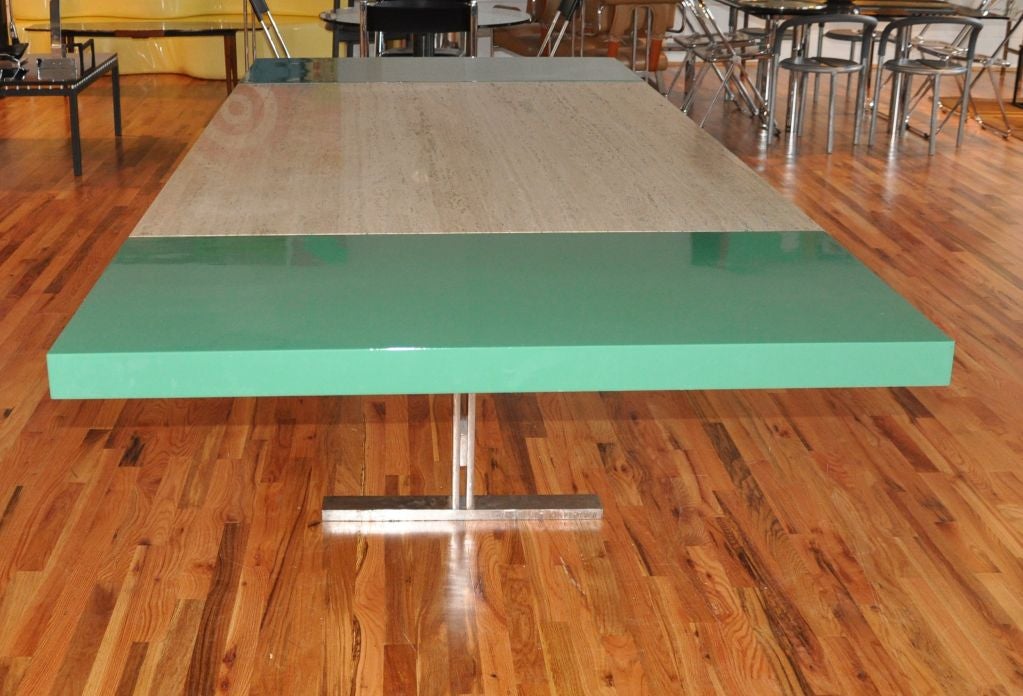 Exceptional Travertine Dining Table 1