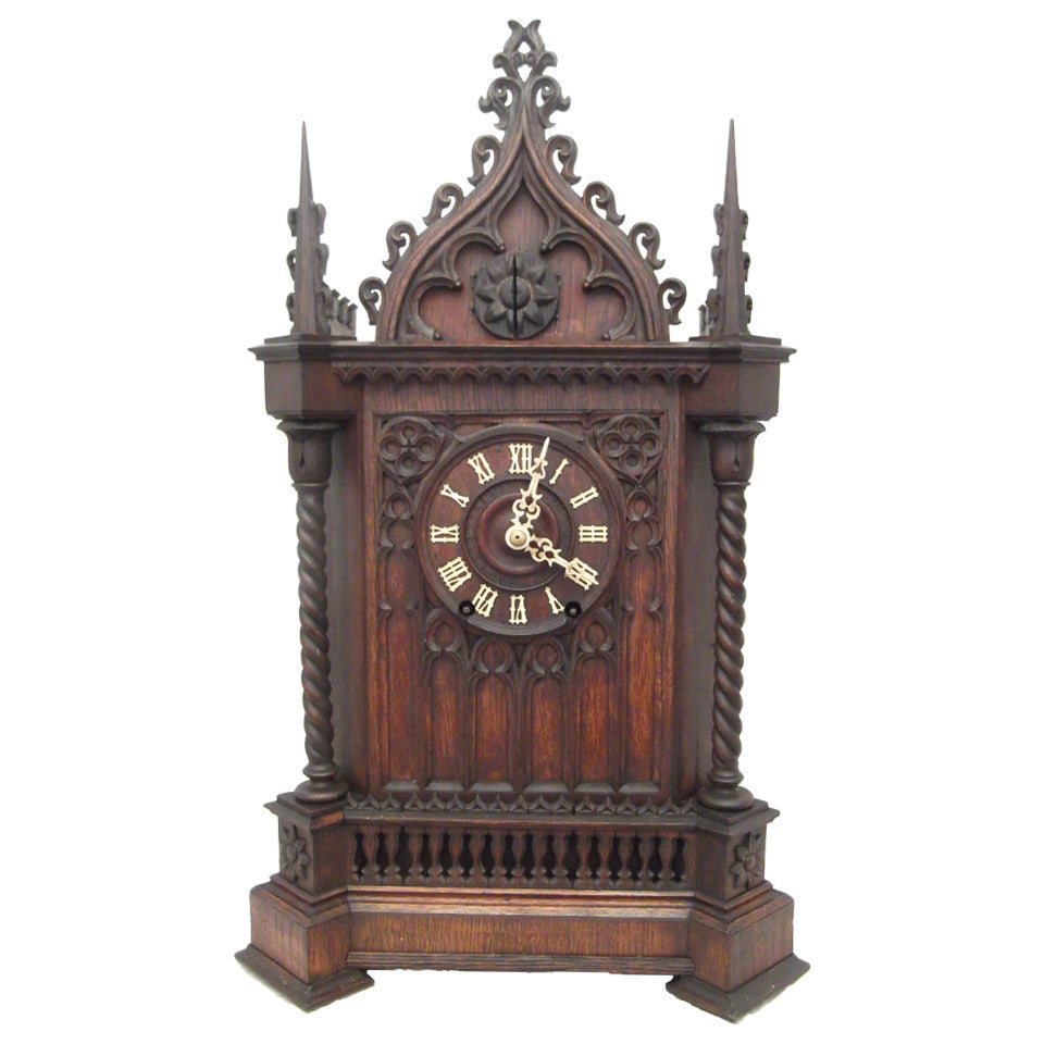 Gothic Cathedral Bracket Cuckoo Clock