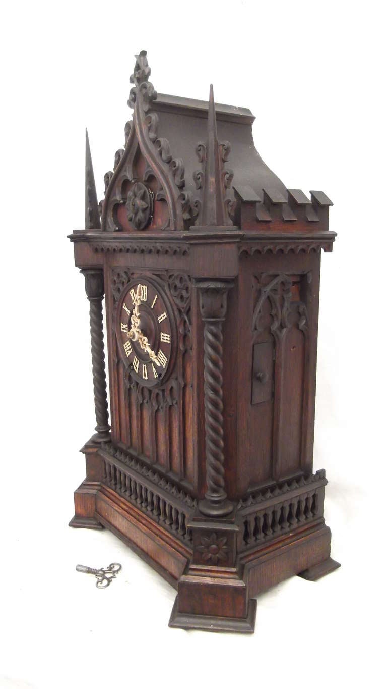 gothic cuckoo clock