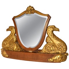 mid 19thC Empire style dressing mirror