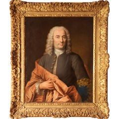 18thC portrait of a French gentleman