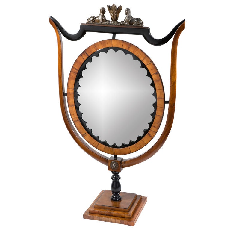 Period Viennese Biedermeier Mirror For Sale