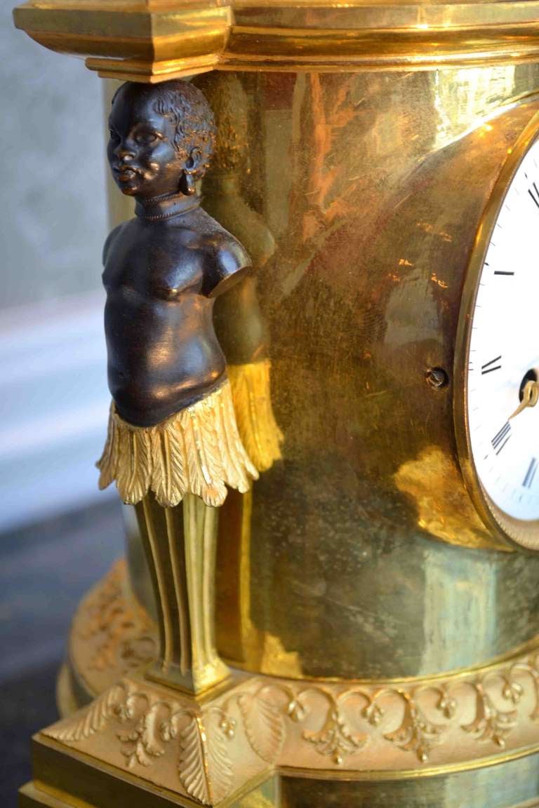 20th Century Rare French Empire Clock of Paul and Virginie, Paris ca. 1795-1805