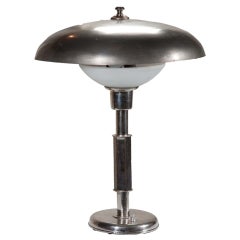 Period Art Deco Chrome Desk Lamp
