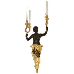 Pair of Large Scale French Louis XVI Style Wall Sconces