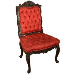 Victorian Tufted Side Chair