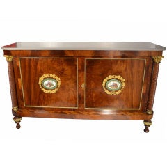 Louis XVI Style Chest With Porcelain Plaques