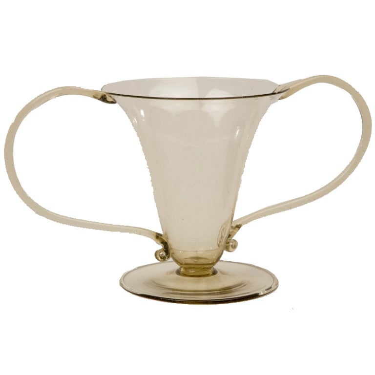 Antique Murano 'Venini' Glass Vase