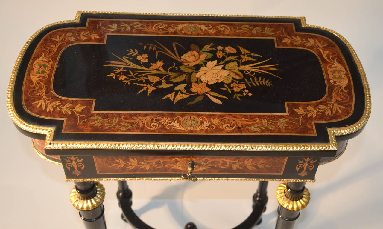 French Napoleon III sewing table For Sale