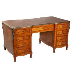 Louis Xv Transition Style French Marquetry Desk