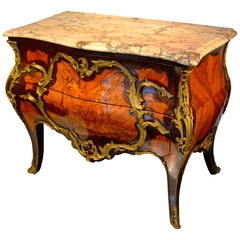 19th Century Louis XV Style Bombe Chest