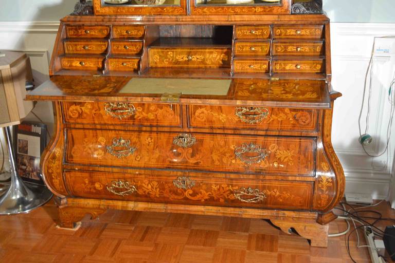 Rococo 18th Century Dutch Desk or Chest or Bookcase or Display Case