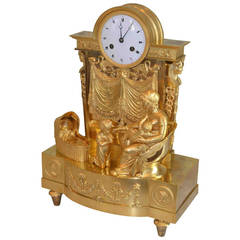 Duchess du Barry Empire Clock
