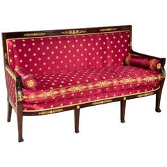 Period French Empire Settee Attributed by Christies to George Jacob, circa 1810