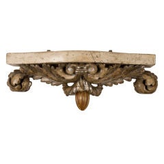 Italian carved wall bracket