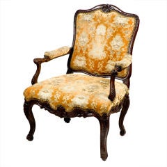 18thC Maltese Arm Antique Chair in the Louis XV Style