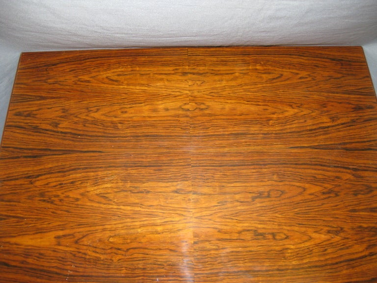 Brazilian rosewood and birds eye maple rectangular coffee table @1940 2