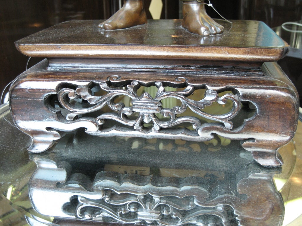 Large Japanese Meiji Figure of Ryujin Gilt and Polychrome Patina 3