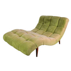 Vintage Modernist Wave "S" Curve Lounge chair / chaise - Adrian Pearsall