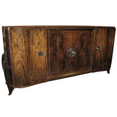 Exceptional Brazilian rosewood Art Deco sideboard- Michel Dufet