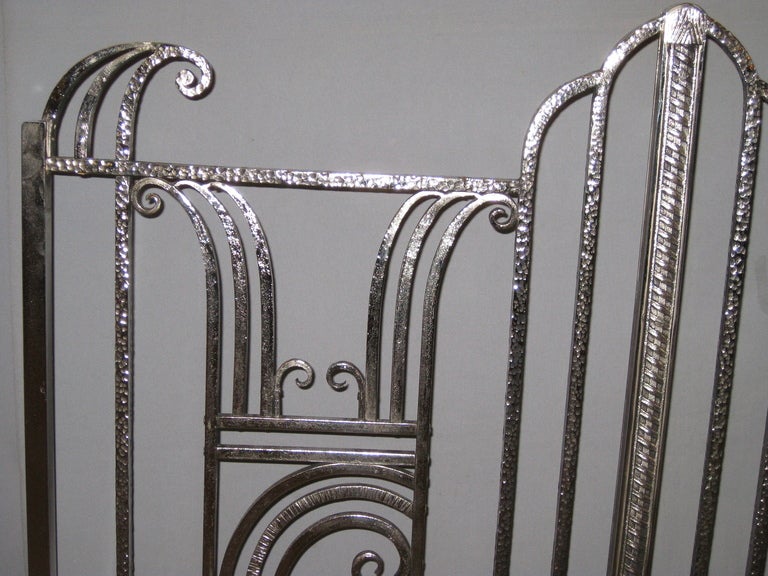 forged fireplace screen in la salle