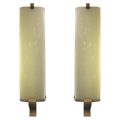 Pair of French Wall Sconces circa 1940 Maison Perzel 4
