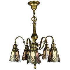 Colonial Revival Cut-Out Chandelier (5-Light)