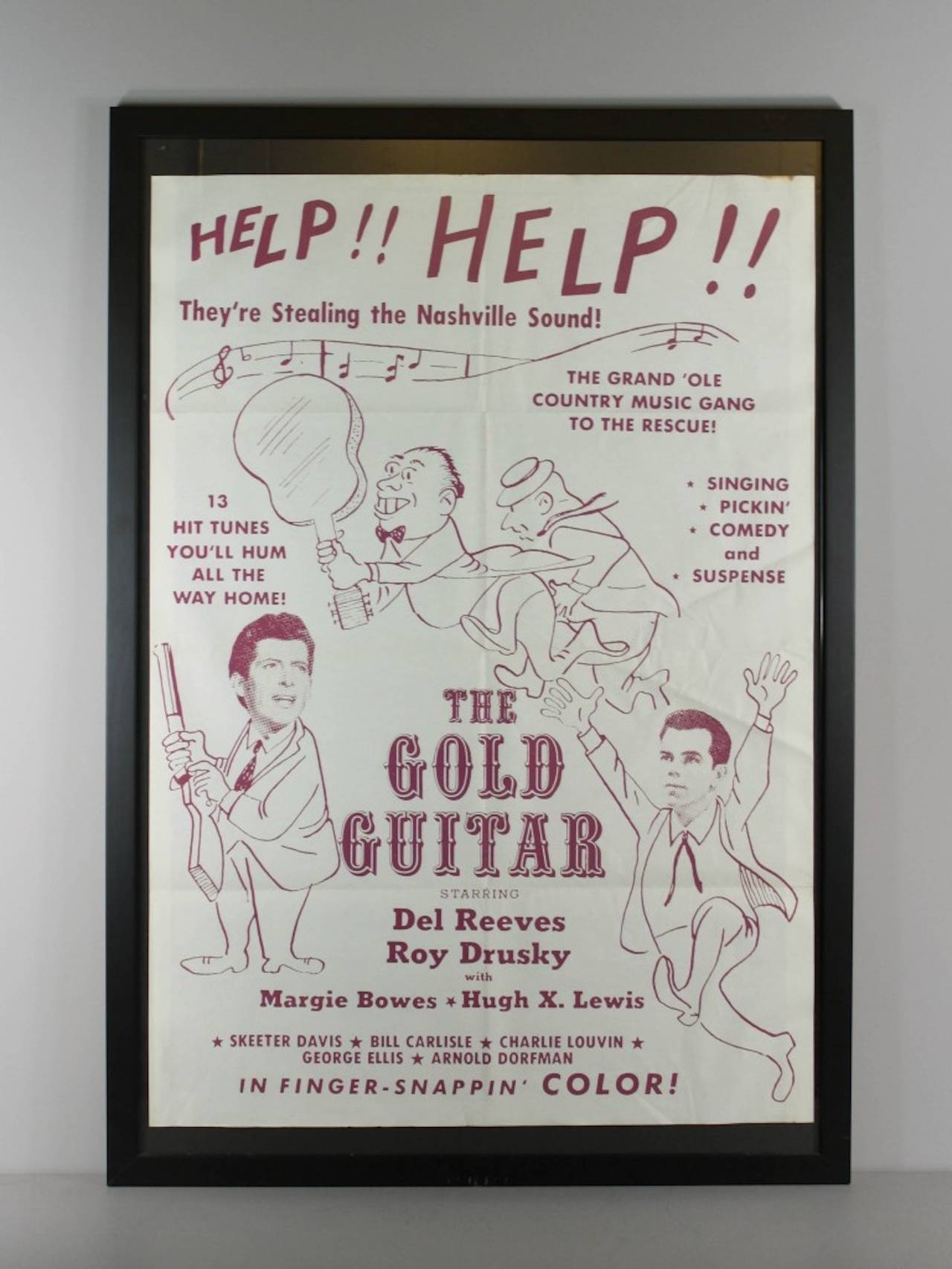 "The Gold Guitar" Original Vintage Movie Poster