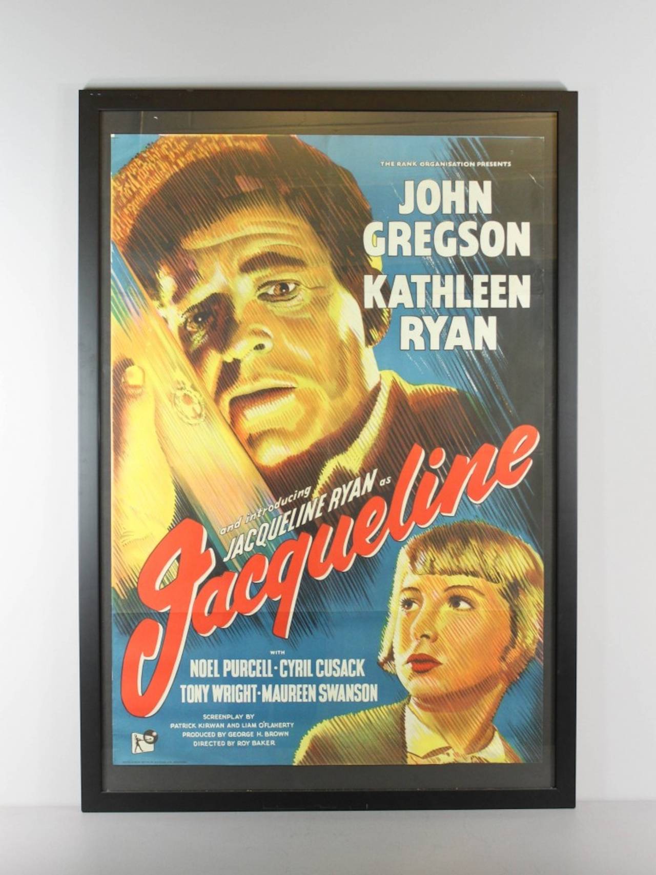 Ca. 1955 An original vintage movie poster for the British drama 