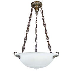 Colonial Revival Lennox Glass Bowl Fixture