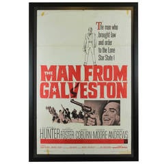 "The Man From Galveston" Original Vintage Movie Poster