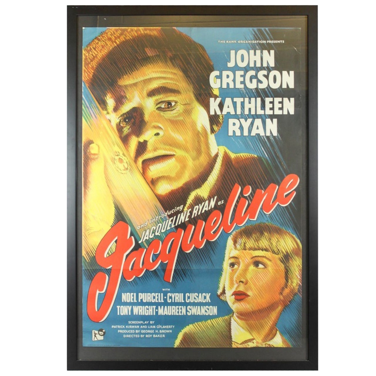 "Jacqueline" Original Vintage Movie Poster For Sale