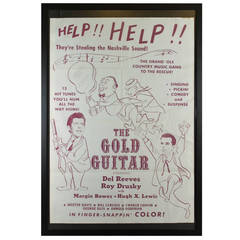"The Gold Guitar" Original Retro Movie Poster